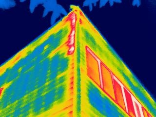 Infrared building-envelope inspection example