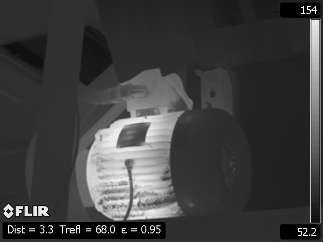 Infrared mechanical inspection example